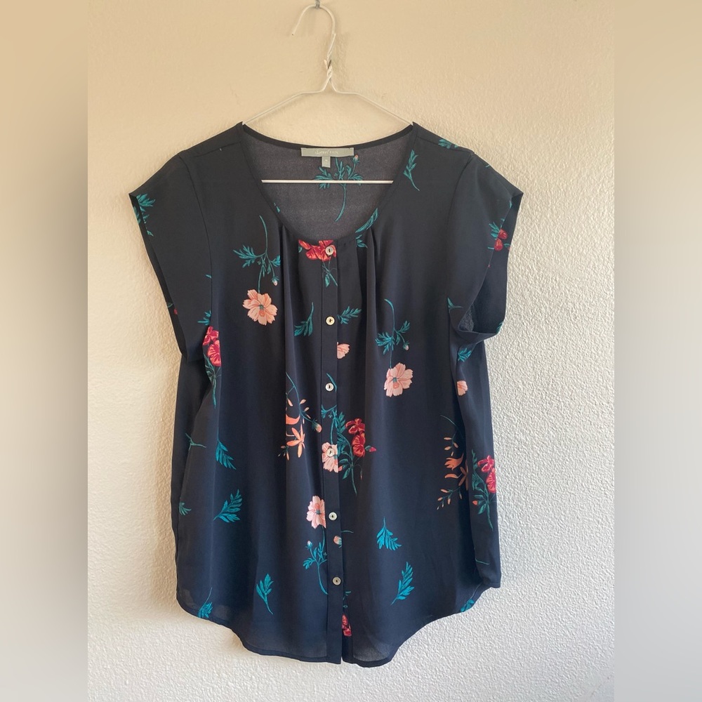 Sweet Rain floral dress blouse